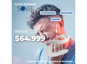 SOVA Placa de Bruxismo MEDIUM (Adulto)