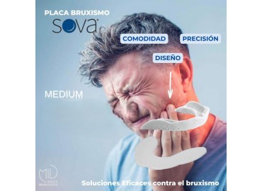 SOVA Placa de Bruxismo MEDIUM (Adulto)